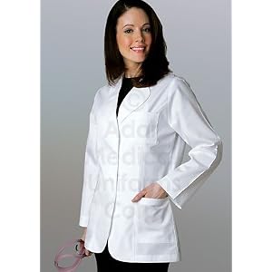 Buy ADAR 30 Princess Cut Consultation Coat by ADAR UNIFORMS