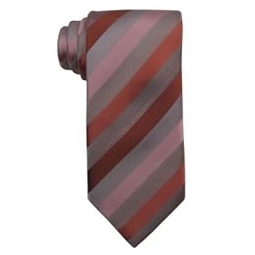BCBG Labradorite Stripe Silk Ties