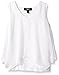 Amy Byer Big Girls' Chiffon Tank with Hemline