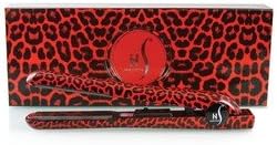 Herstyler Titanium Flat Irons (With Free L'or Gold Eye Patch) (1.5", Red Leopard)
