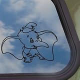 DUMBO ELEPHANT Black Decal DISNEY Car Truck Window Sticker