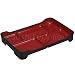 Lacquer Lunch Tray w/ Divider- Red
