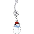 Snowman Belly Ring