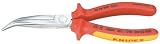 Knipex Flachrundzange Vde Gebog 200mm 2626