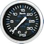 Faria Chesapeake Black SS Water Press Gauge Kit 30 PSI