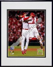 St. Louis Cardinals Adam Wainwright/Yadier Molina 2006 World Series Game 5 Framed Photo (8X10)