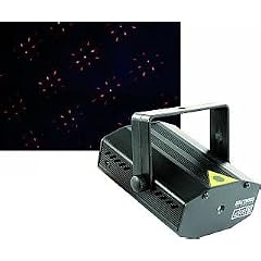 Laser-Effekt HOLLYWOOD Red-100 100mW. Musikgesteuert und Automatisch