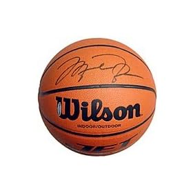 Michael Jordan Hand Signed Basketball