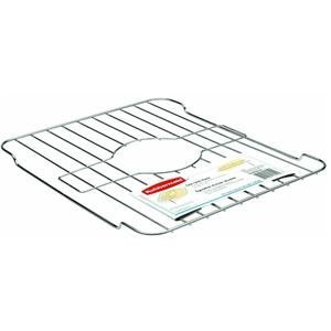Rubbermaid Chrome Twin Sink Dish Rack