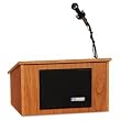 Amplivox S250-WT (Walnut) Tabletop Lectern