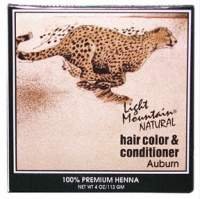 Hair Color & Conditioner- Auburn - 4 oz - Powder