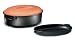 Berndes Terra Cotta 15-by-9-1/4-Inch Oval Roast Pan with Clay Lid and Oval Bake Dish