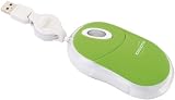 Dicota - Spirit - Mini Souris Laser USB avec enrouleur de câble intégré - Vert