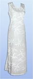 Hawaiian Wedding - Long Tank Dress in Wedding White - XL
