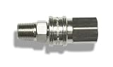 Paintball 32 Degrees Quick Disconnect Nickel Plated - Complete Unit