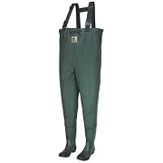 Hodgman&reg; Bantam Weight 2-ply Nylon / Rubber Chest Waders w/ Cleated Soles Green