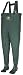 Sporting Goods : Hodgman® Bantam Weight 2-ply Nylon / Rubber Chest Waders w/ Cleated Soles Green