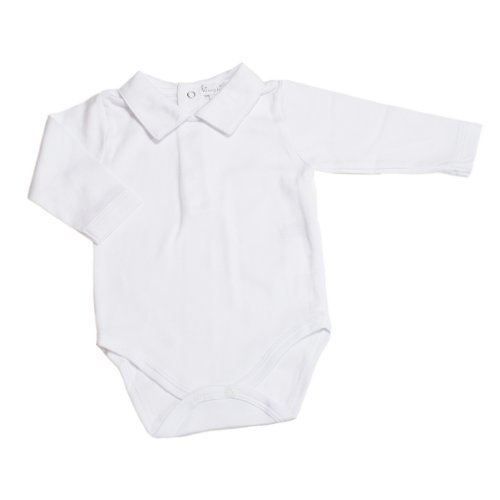 Kissy Kissy Baby-boys Basic Collar Long Sleeve Bodysuit