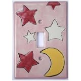 Twinkle Star Switchplate - color: Pink