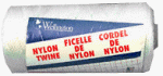 Wellington Cordage 10482 #18x260' White Nylon Twine