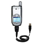 Coiled Power Hot Sync and Charge USB Data Cable w/ Tip Exchange for the Nextel i930 - Gomadic Brand
