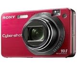 Electronics : [Bundle] Cyber-shot DSC-W170 red + Ultra Compact PIX leather case + 4GB Memory Stick PRO Duo Mark2 + adapter