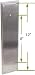 Emtek 86082 Lifetime Polished Brass Knoxville Knoxville Pull Plate