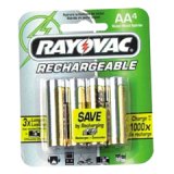 cover of RAYNM7158 NiMH Rechargable Batteries, 2,500mAH, AA, 8/Pack