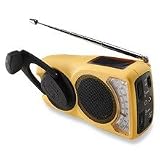 Emergency Weather Radio - Solar Crank Radio Flashlight with Weather Band