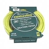 ANCHOR WIRE/HILLMAN GROUP #121116 100' #6 YEL Clothesline