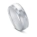 14k Gold Milgrained Edge Men's Wedding Band, 7mm