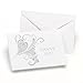 Hortense B. Hewitt Flourish Heart Thank You Notes, 4.8 x 3.5, 50 Count