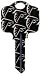 Atlanta Falcons Kwikset KW1 House Key