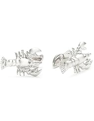 ROTENIER "Novelty" Sterling Silver Lobster and Wave Cufflinks