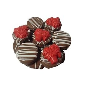 Poinsettia Oreos