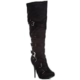 Michael Antonio Women's OLIVER Buckled Knee Boots