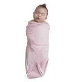 Soft Cotton Knit Swaddling "Miracle" Blanket, in Pink