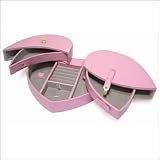 Pink Heart Jewelry Case