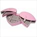 Ashton Sutton 12565PN Pink Heart Faux Leather Jewelry Case