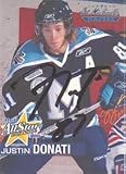 Justin Donati, St. Michael's Majors - OHL Autographed Card