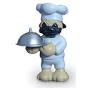 WEBKINZ FIGURINE BONE APPETIT PUG WITH FEATURE CODE