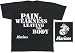 MARINES - Pain Is Weakness Leaving The Body - Military Gear - Black T-shirt