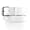 Large White Belt for Buckles w/ Roller Buckle