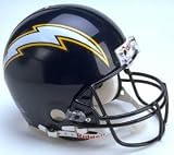San Diego Chargers 1988-2006 Throwback Pro Line Helmet Features Official Team Decals