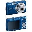Nikon 8MP Coolpix S210 Blue Digital Camera Model 26101 Nikon 8MP Coolpix S210 Blue Digital Camera Model 26101