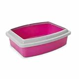 Cat Litter Tray With Rim Oval Shaped