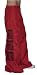 Fat Pants - Ghast 32" Fat Bottom Raver Pants (Red), Wide Leg Rave Pants, Dance Team Pants, 44, Red