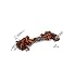 Harley Davidson Plush Bone & Rope Tug Dog Toy