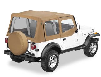 Rampage Products Replacement Soft Roof Top Spice Jeep Wrangler 1997 to 2002