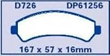 EBC Brake DP61256 Front Premium Organic Pads